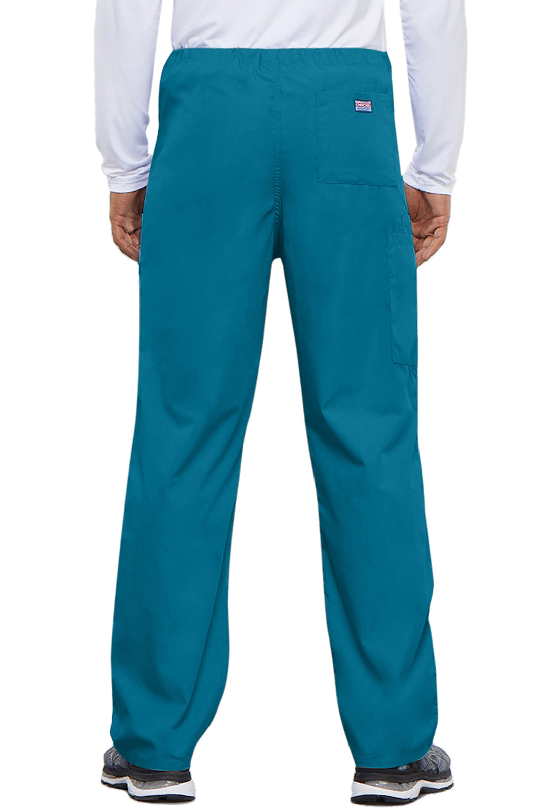 Unisex cargo broek met trekkoord met rechte pijpen en traditionele pasvorm