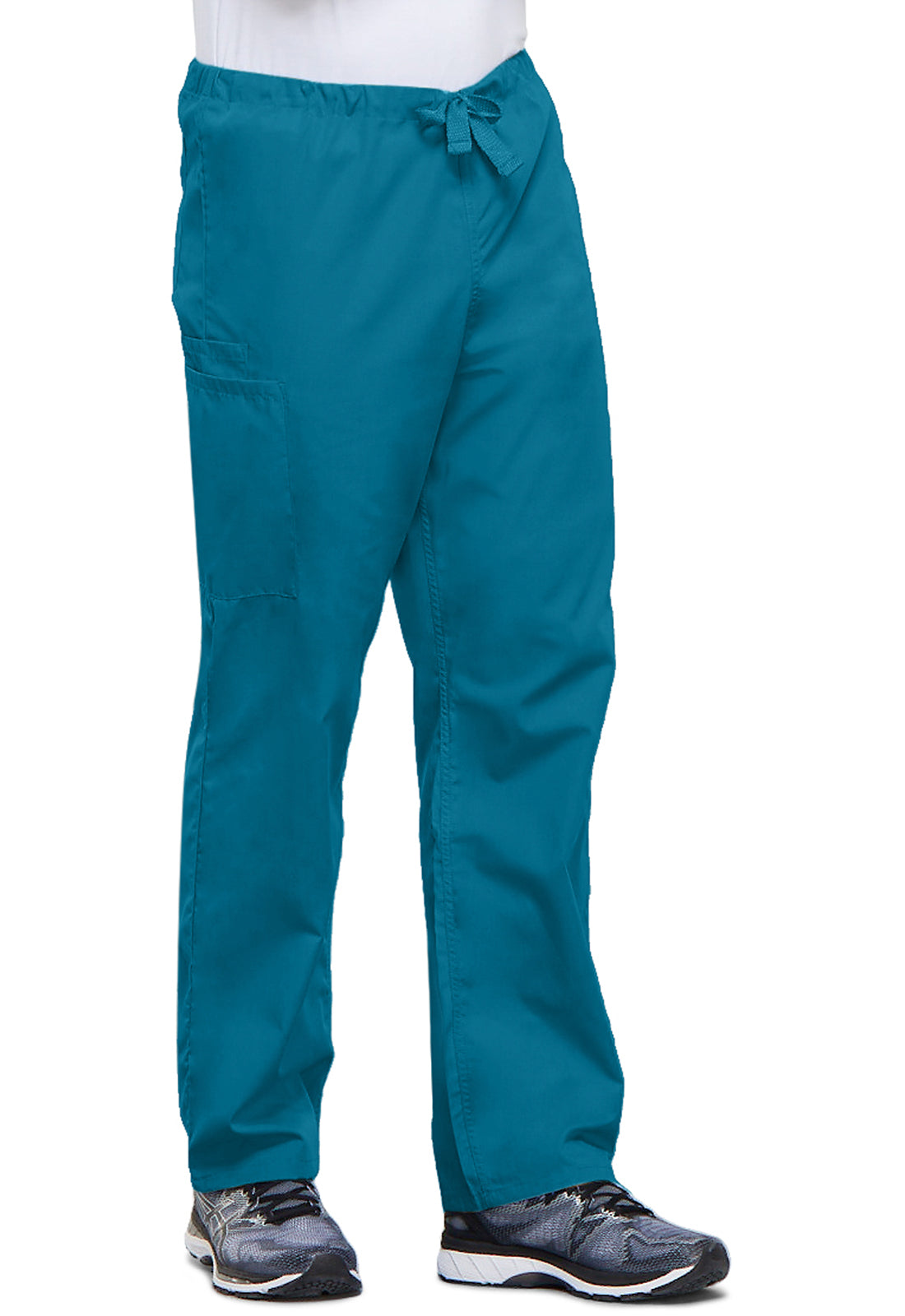 Unisex cargo broek met trekkoord met rechte pijpen en traditionele pasvorm