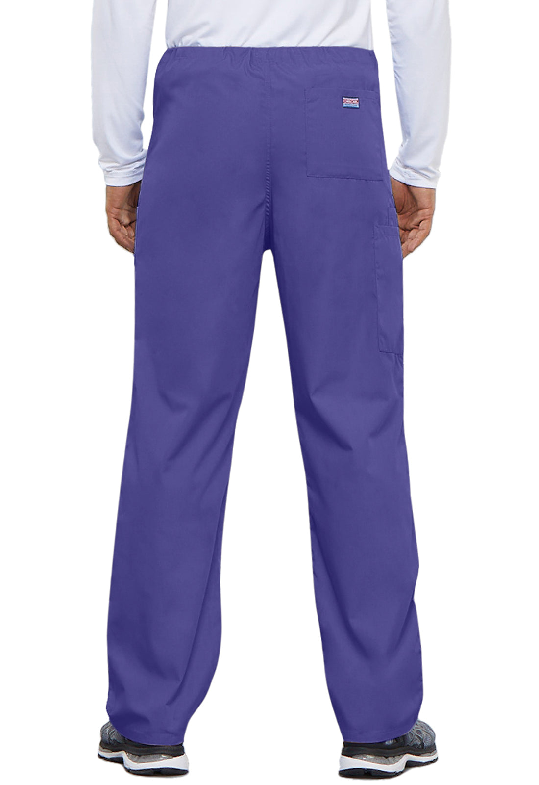 Unisex cargo broek met trekkoord met rechte pijpen en traditionele pasvorm