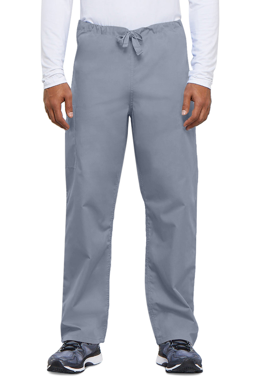 Unisex cargo broek met trekkoord met rechte pijpen en traditionele pasvorm