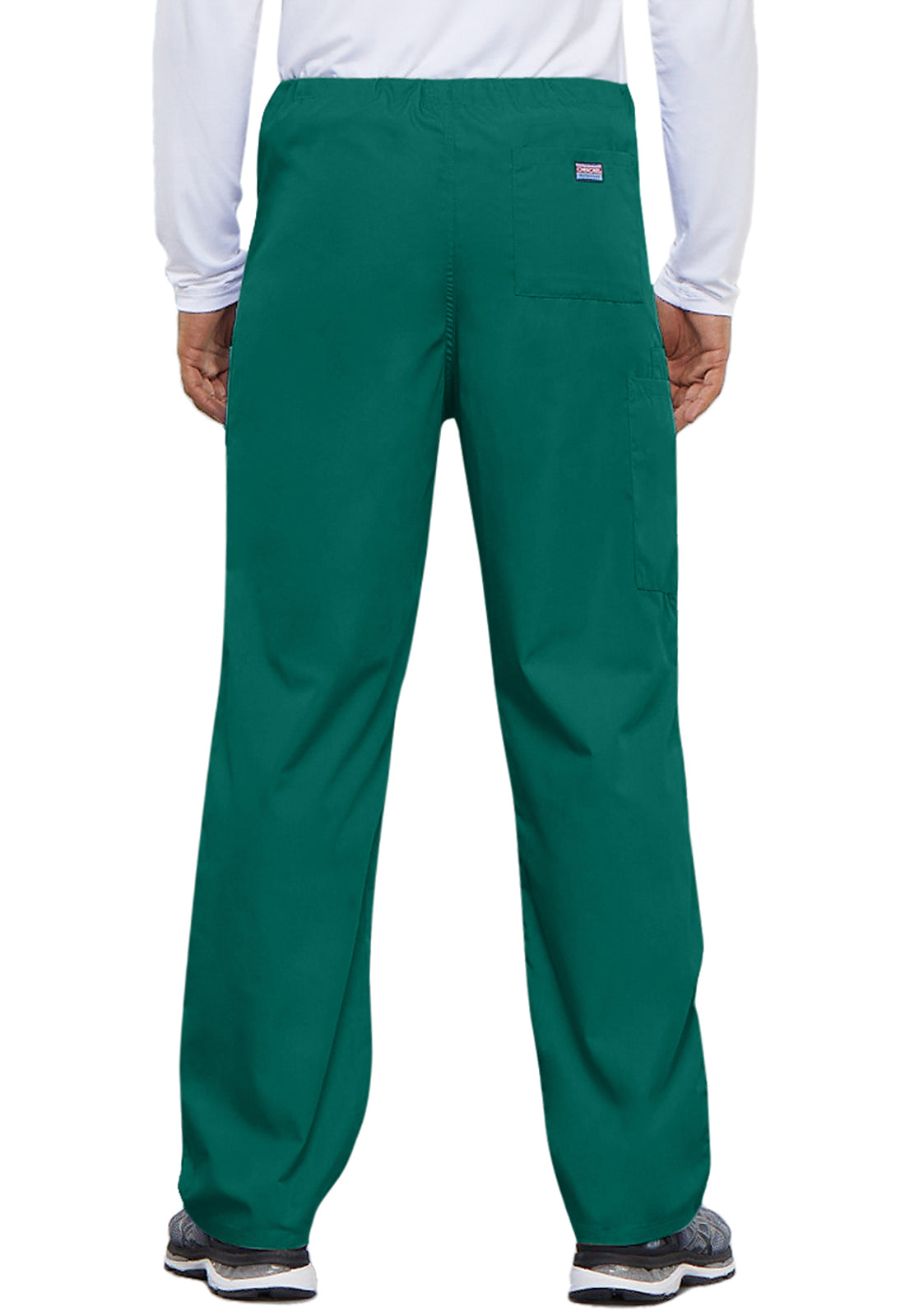 Unisex cargo broek met trekkoord met rechte pijpen en traditionele pasvorm