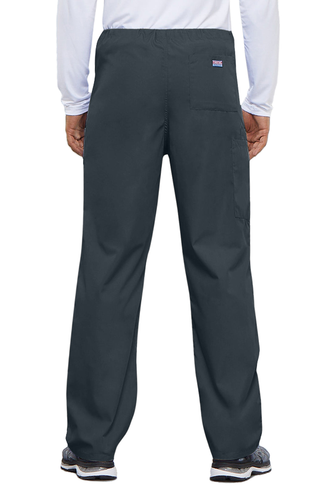 Unisex cargo broek met trekkoord met rechte pijpen en traditionele pasvorm