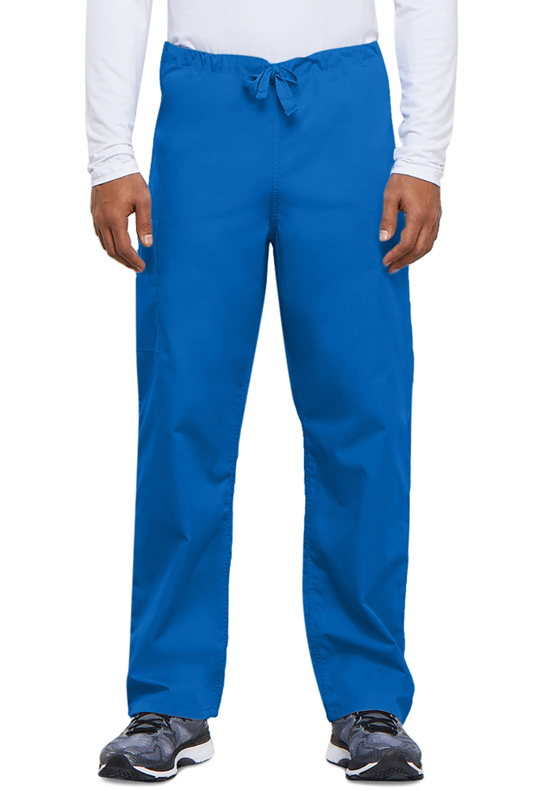 Unisex cargo broek met trekkoord met rechte pijpen en traditionele pasvorm