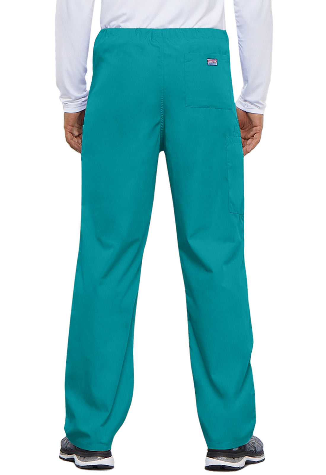 Unisex cargo broek met trekkoord met rechte pijpen en traditionele pasvorm