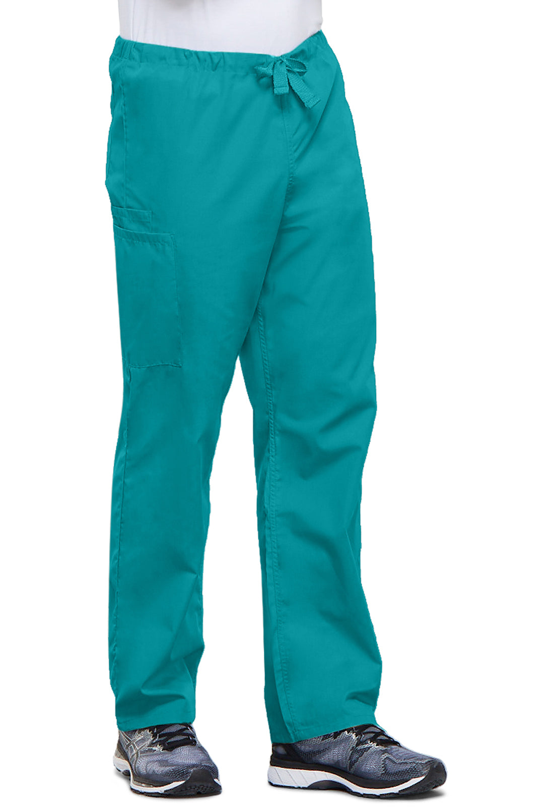 Unisex cargo broek met trekkoord met rechte pijpen en traditionele pasvorm