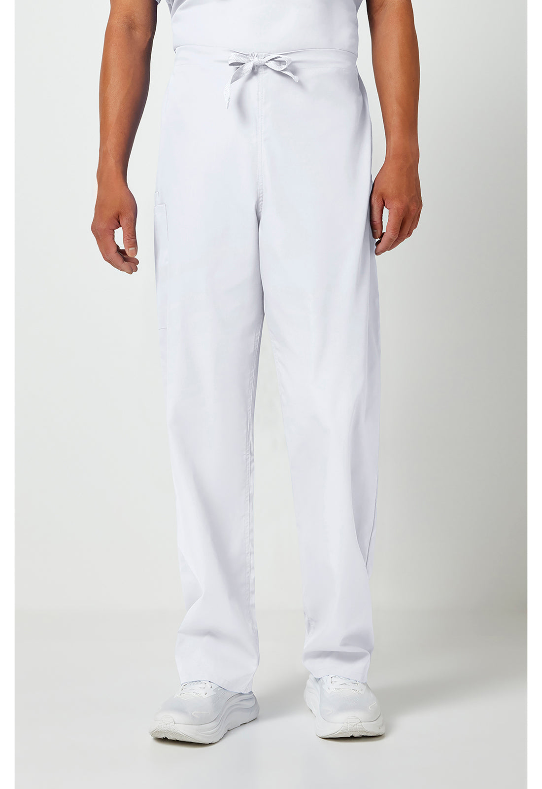 Unisex cargo broek met trekkoord met rechte pijpen en traditionele pasvorm