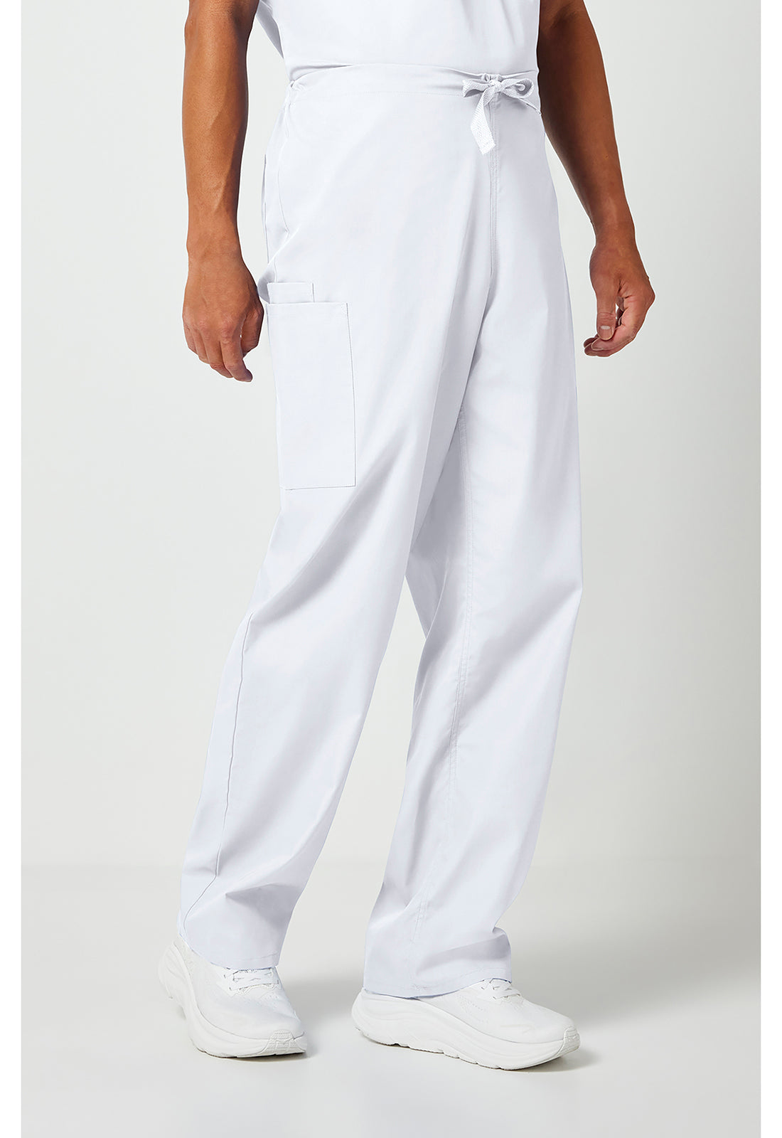 Unisex cargo broek met trekkoord met rechte pijpen en traditionele pasvorm