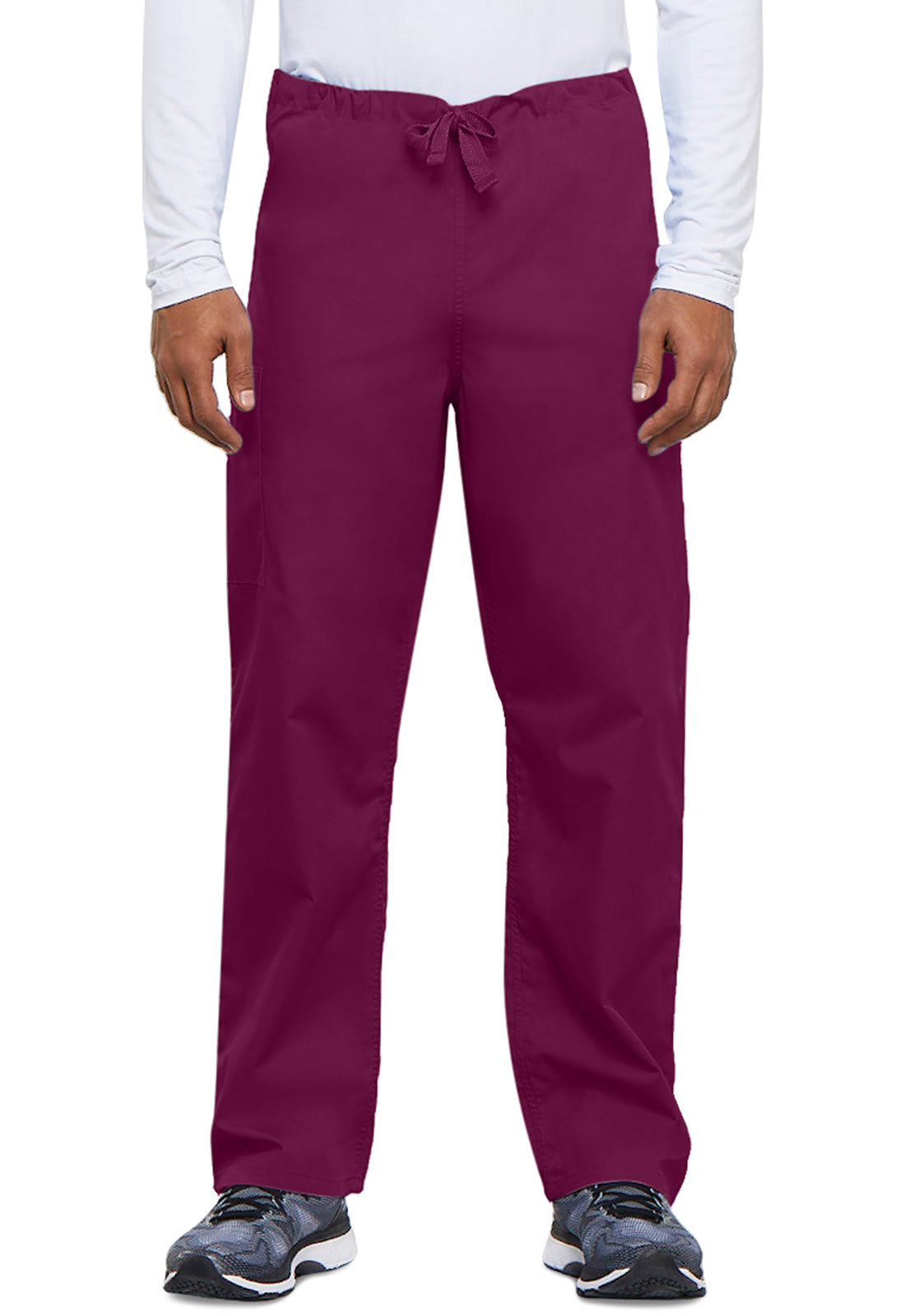Unisex cargo broek met trekkoord met rechte pijpen en traditionele pasvorm