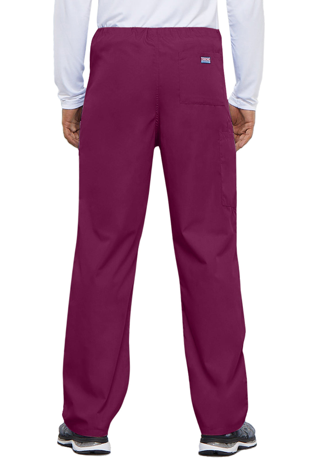Unisex cargo broek met trekkoord met rechte pijpen en traditionele pasvorm