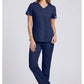 Middelhoge taille, slim fit, rechte broek met trekkoord met elastische tailleband en 2-way stretch WWE4203