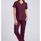 Middelhoge taille, slim fit, rechte broek met trekkoord met elastische tailleband en 2-way stretch WWE4203