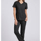 Cherokee Workwear Top met V-hals met prinsessennaden, stethoscooplus en 2-way stretch WWE4710