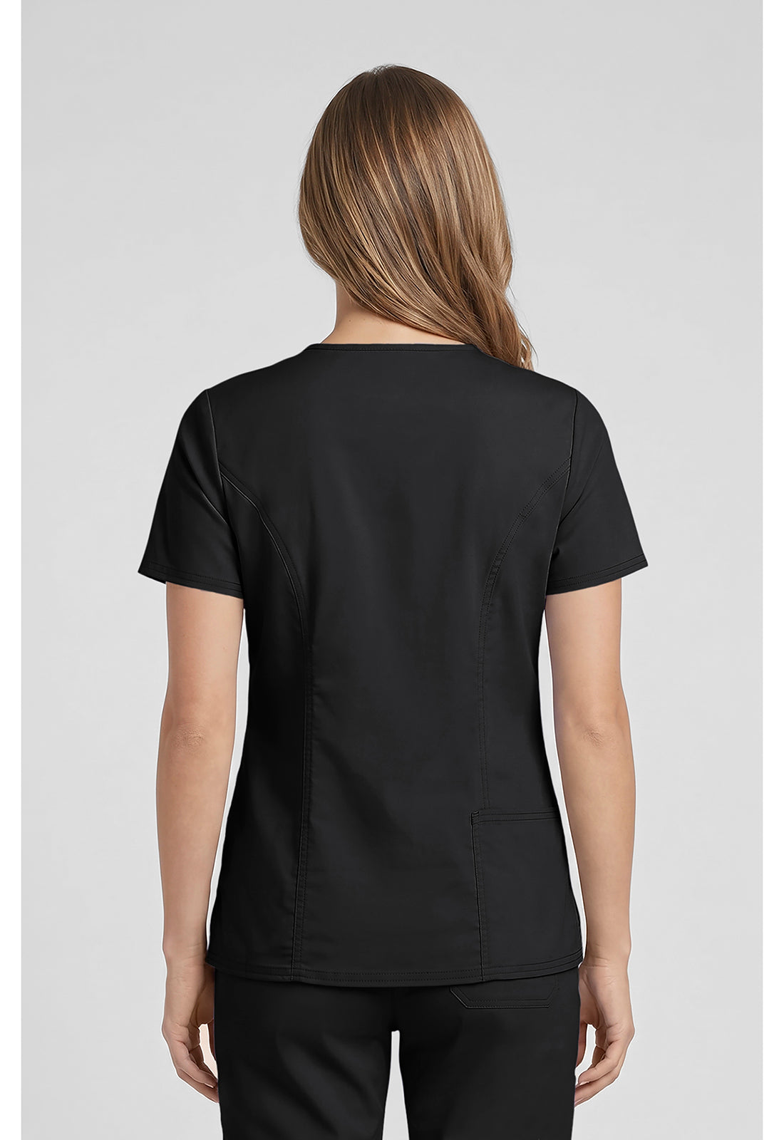 Cherokee Workwear Top met V-hals met prinsessennaden, stethoscooplus en 2-way stretch WWE4710