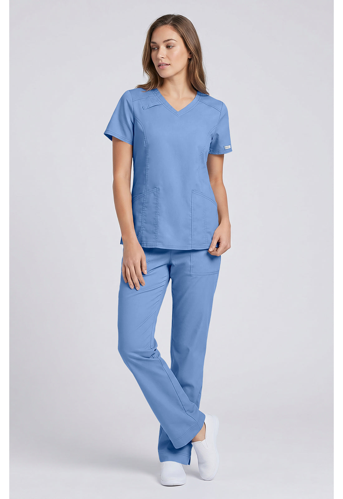 Cherokee Workwear Top met V-hals met prinsessennaden, stethoscooplus en 2-way stretch WWE4710