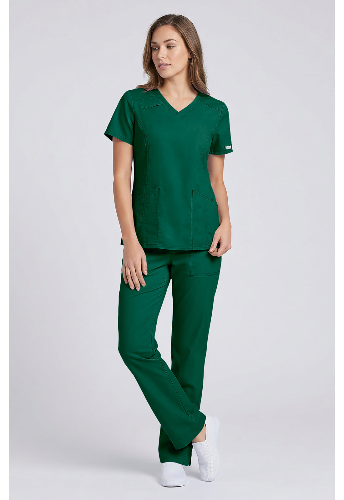 Cherokee Workwear Top met V-hals met prinsessennaden, stethoscooplus en 2-way stretch WWE4710