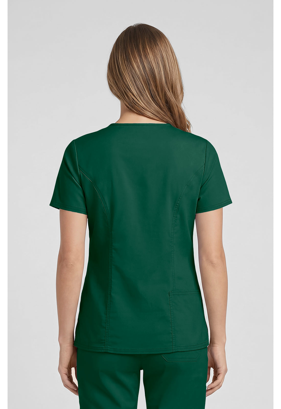 Cherokee Workwear Top met V-hals met prinsessennaden, stethoscooplus en 2-way stretch WWE4710