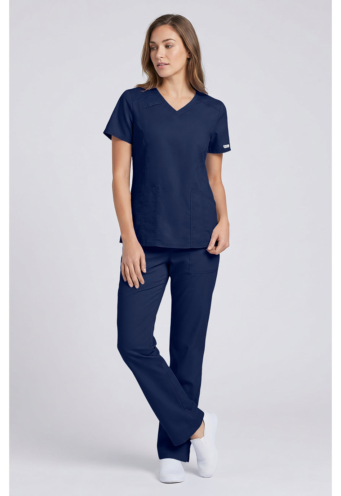 Cherokee Workwear Top met V-hals met prinsessennaden, stethoscooplus en 2-way stretch WWE4710