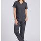 Cherokee Workwear Top met V-hals met prinsessennaden, stethoscooplus en 2-way stretch WWE4710