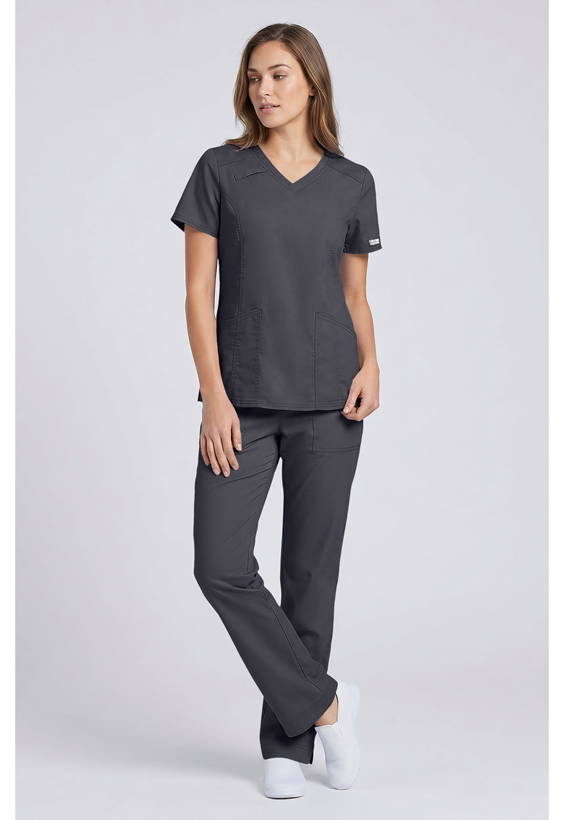 Cherokee Workwear Top met V-hals met prinsessennaden, stethoscooplus en 2-way stretch WWE4710