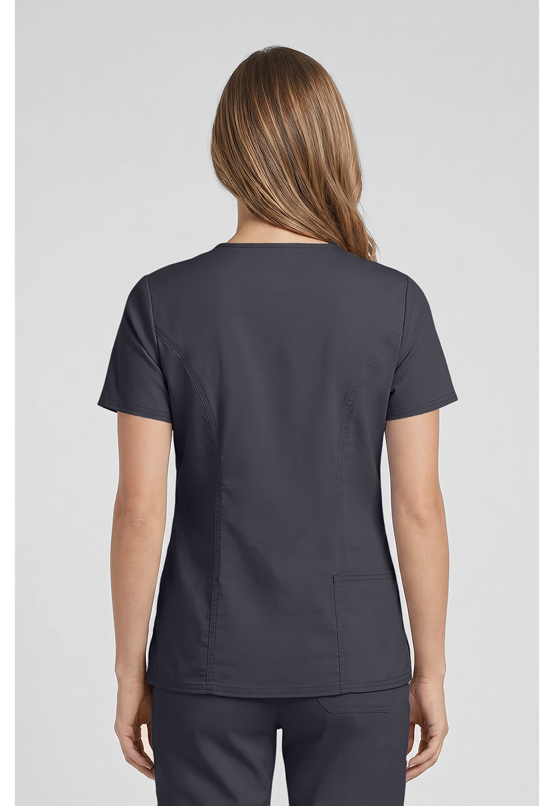 Cherokee Workwear Top met V-hals met prinsessennaden, stethoscooplus en 2-way stretch WWE4710