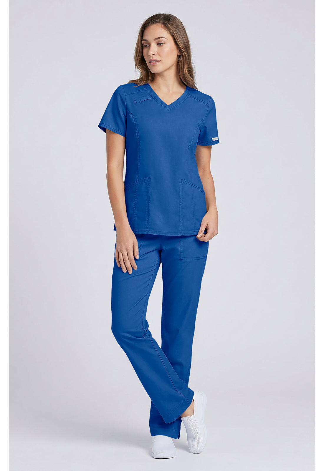 Cherokee Workwear Top met V-hals met prinsessennaden, stethoscooplus en 2-way stretch WWE4710