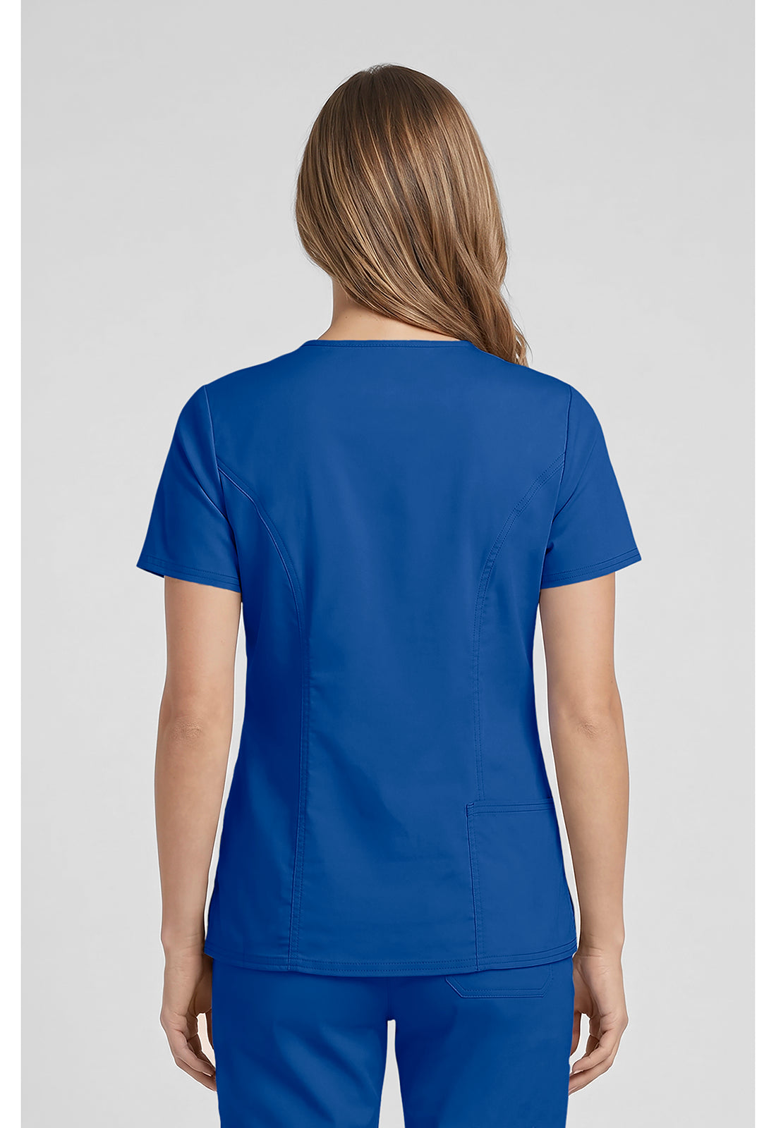 Cherokee Workwear Top met V-hals met prinsessennaden, stethoscooplus en 2-way stretch WWE4710