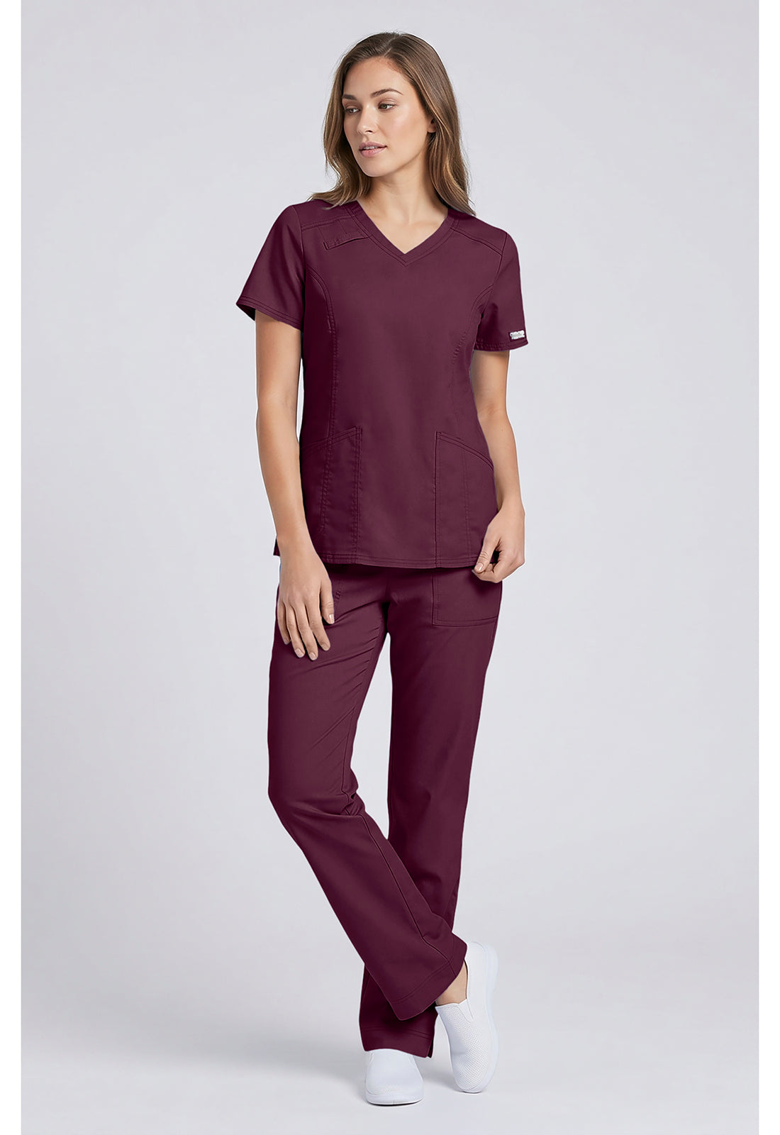 Cherokee Workwear Top met V-hals met prinsessennaden, stethoscooplus en 2-way stretch WWE4710