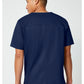 Unisex V-hals top met traditionele pasvorm en 2-way stretch