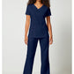 Cherokee Workwear Top met V-hals met gekruiste voorpanden en 2-way stretch WWE4727