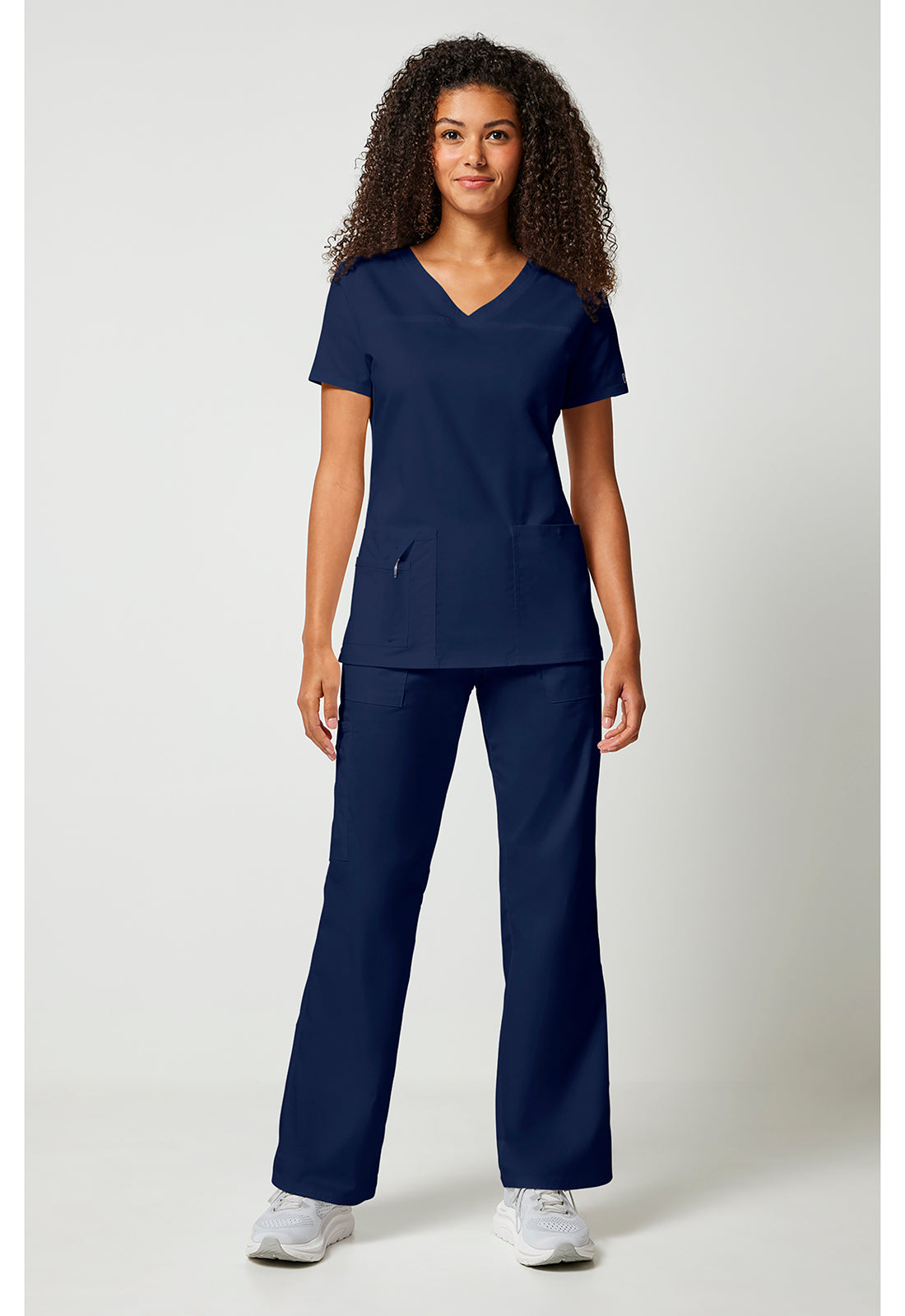 Cherokee Workwear Top met V-hals met gekruiste voorpanden en 2-way stretch WWE4727