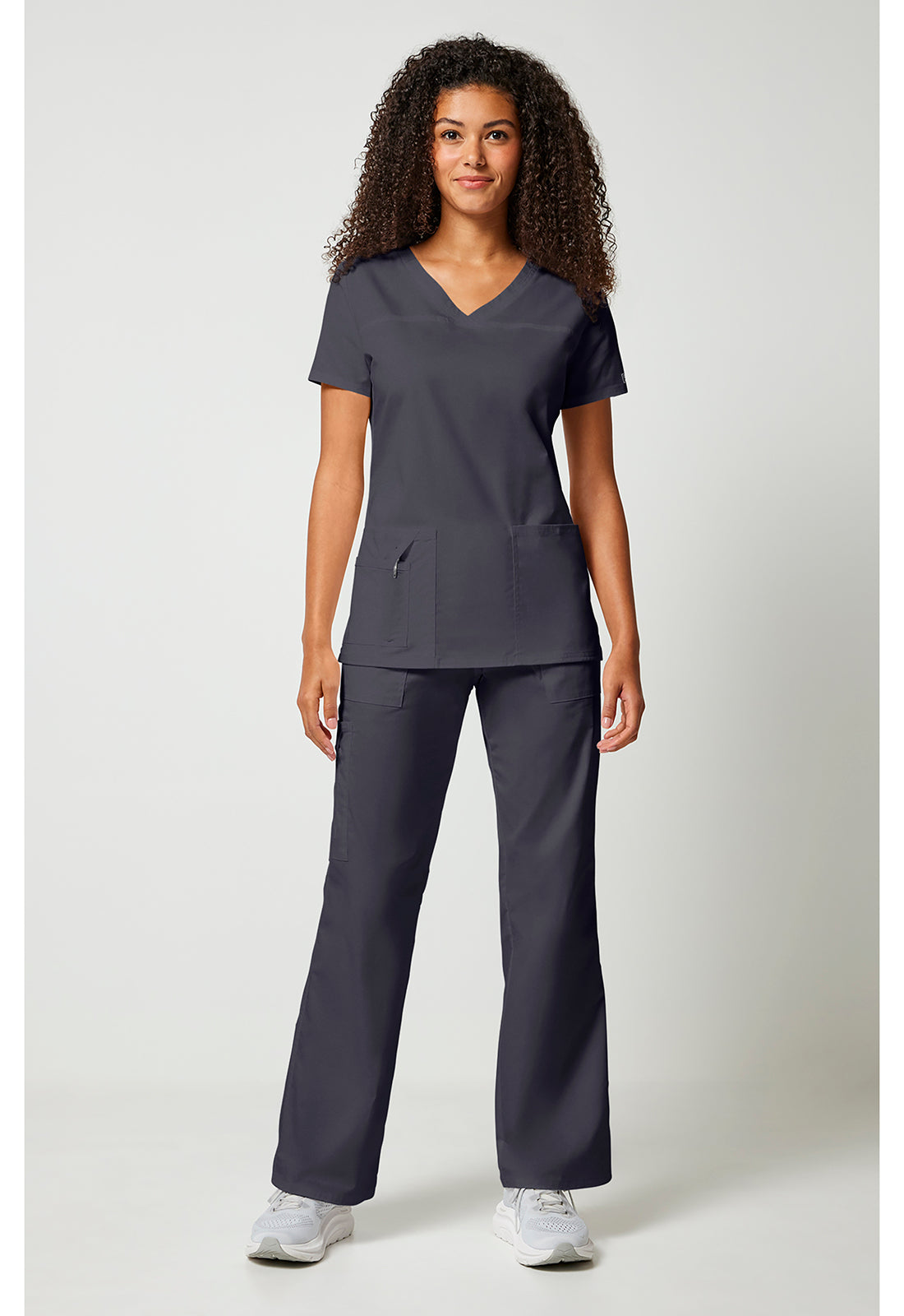 Cherokee Workwear Top met V-hals met gekruiste voorpanden en 2-way stretch WWE4727