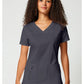 Cherokee Workwear Top met V-hals met gekruiste voorpanden en 2-way stretch WWE4727