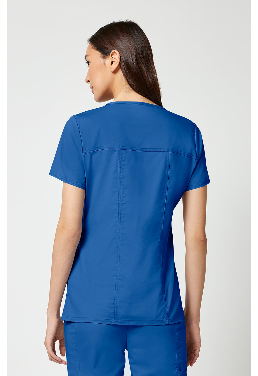 Cherokee Workwear Top met V-hals met gekruiste voorpanden en 2-way stretch WWE4727