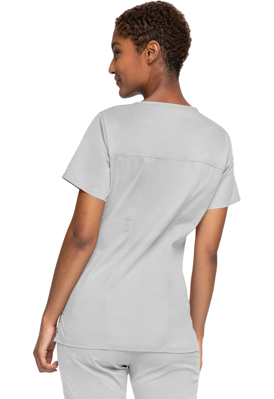 Cherokee Workwear Top met V-hals met gekruiste voorpanden en 2-way stretch WWE4727