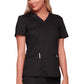Cherokee Workwear Nep-wikkeltop met prinsessennaden en Core Stretch WWE4728