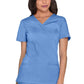 Cherokee Workwear Nep-wikkeltop met prinsessennaden en Core Stretch WWE4728