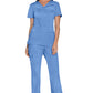 Cherokee Workwear Nep-wikkeltop met prinsessennaden en Core Stretch WWE4728