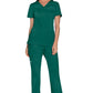 Cherokee Workwear Nep-wikkeltop met prinsessennaden en Core Stretch WWE4728