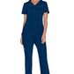 Cherokee Workwear Nep-wikkeltop met prinsessennaden en Core Stretch WWE4728