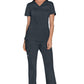 Cherokee Workwear Nep-wikkeltop met prinsessennaden en Core Stretch WWE4728
