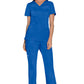Cherokee Workwear Nep-wikkeltop met prinsessennaden en Core Stretch WWE4728