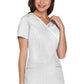 Cherokee Workwear Nep-wikkeltop met prinsessennaden en Core Stretch WWE4728