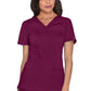 Cherokee Workwear Nep-wikkeltop met prinsessennaden en Core Stretch WWE4728