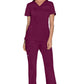 Cherokee Workwear Nep-wikkeltop met prinsessennaden en Core Stretch WWE4728