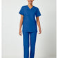 Unisex top en broek set met V-hals en trekkoordbroek WWE530C