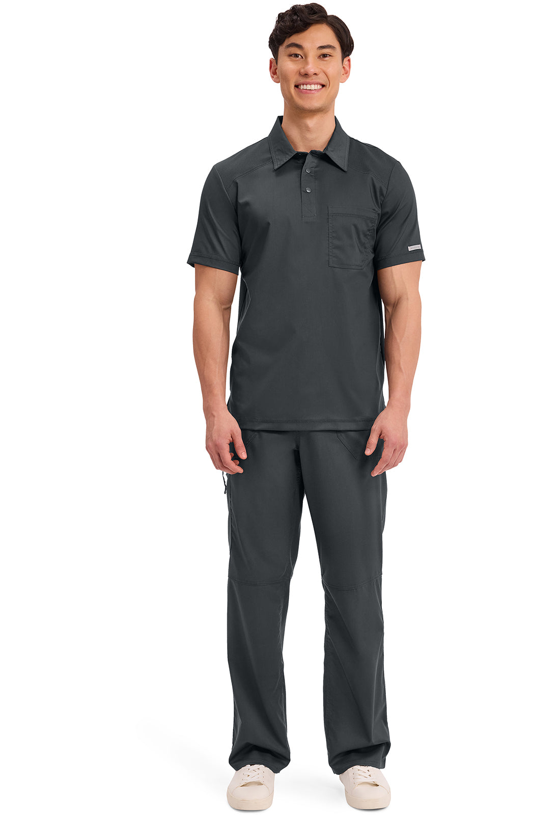 Cherokee Workwear Polo shirt voor heren met mesh schouderpanelen en 2-way stretch WWE615