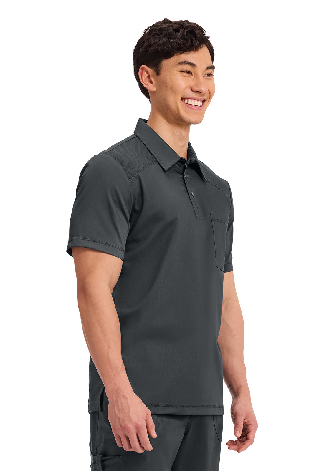 Cherokee Workwear Polo shirt voor heren met mesh schouderpanelen en 2-way stretch WWE615