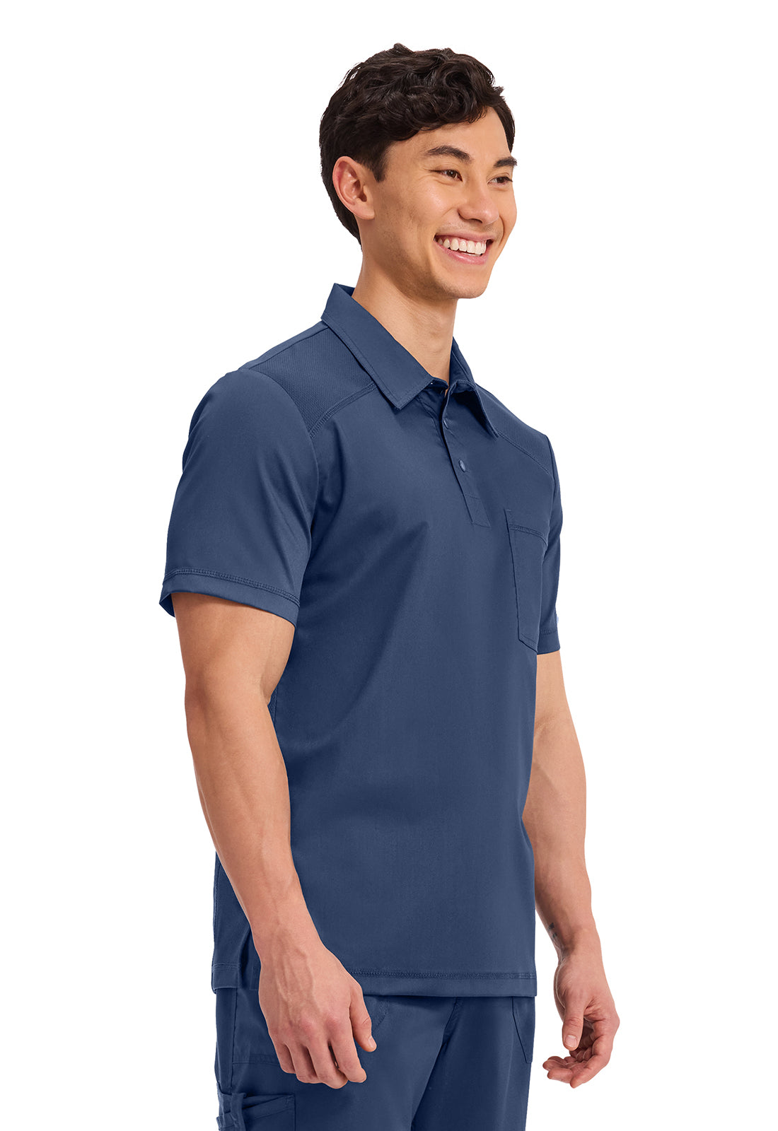 Cherokee Workwear Polo shirt voor heren met mesh schouderpanelen en 2-way stretch WWE615