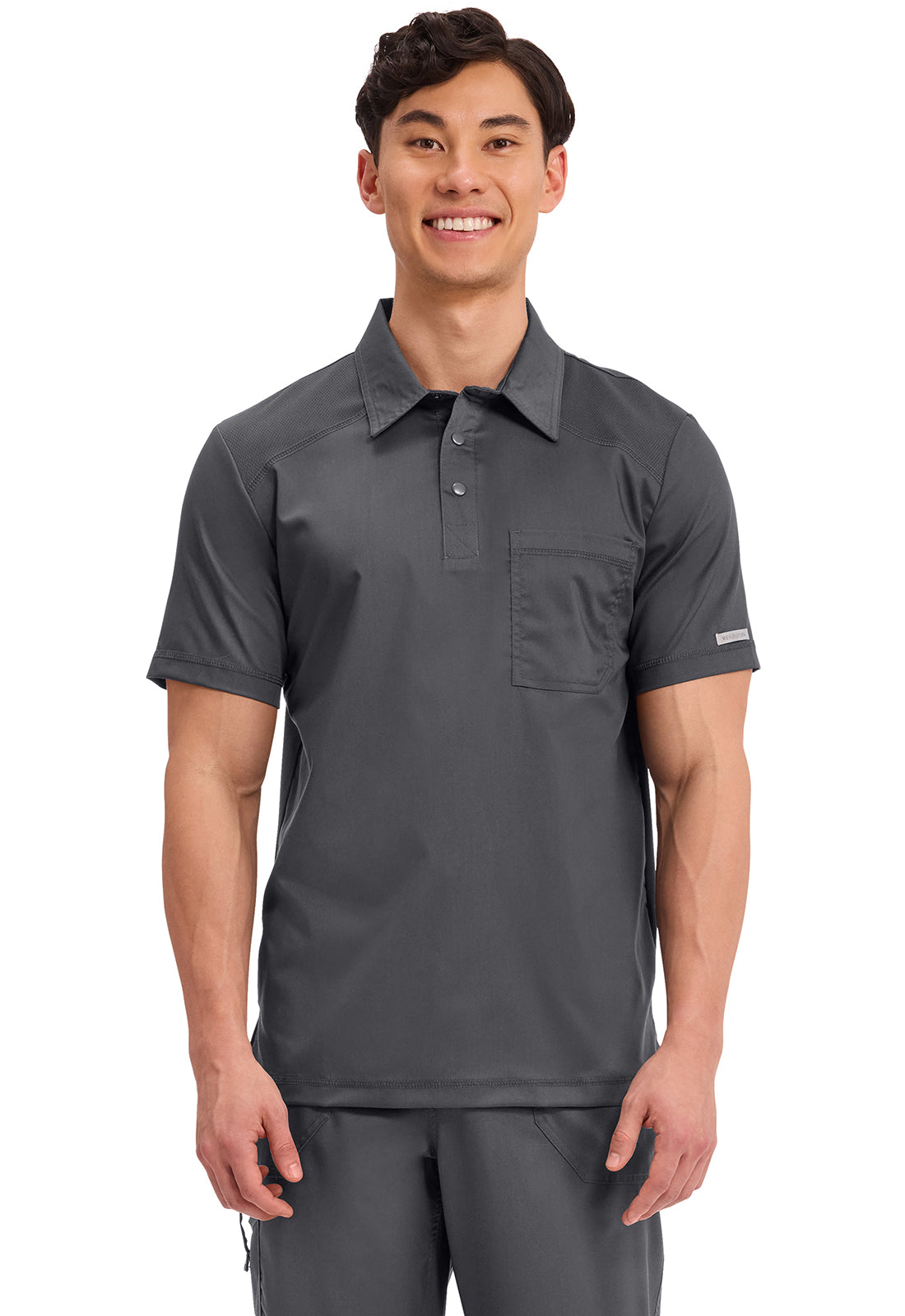 Cherokee Workwear Polo shirt voor heren met mesh schouderpanelen en 2-way stretch WWE615