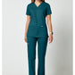 Cherokee Workwear Top met V-hals met prinsessennaden, instrumentlus en 2-way stretch WWE620